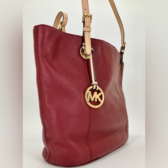 MICHAEL KORS Burgundy Jet Set Tote *Like New* - Picture 5 of 13